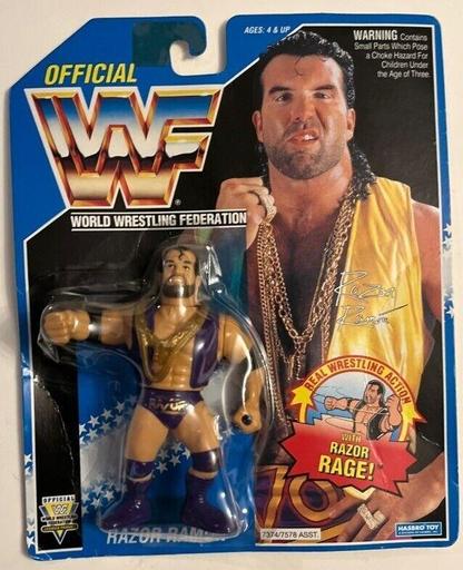 Razor Ramon (Purple Tights) (WWF Hasbro) (Series 10)