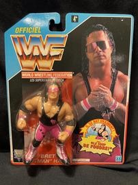 French Bret Hitman Hart Wrestling 1992 Hasbro (WWF)